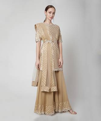 Nude Sharara Suit 1