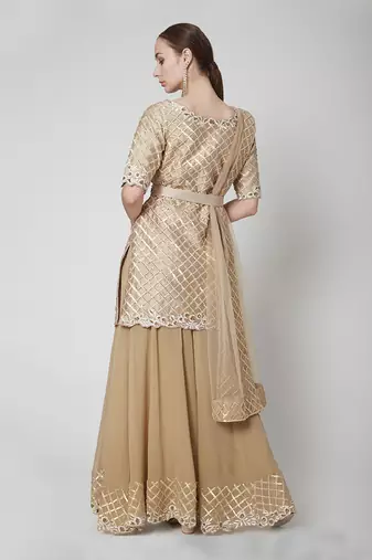 Nude Sharara Suit