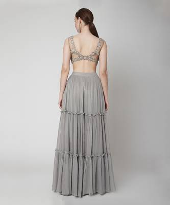 Grey Top And Skirt 2