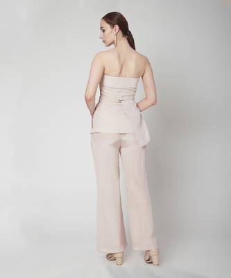 Peach Pink Tube Top and Pant 2