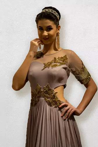 Mauve Gown