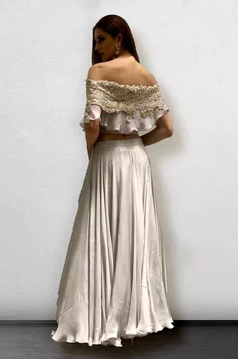 Grey Skirt Top