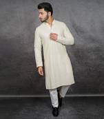 White Chikankari Kurta