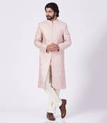 Blush Pink Sherwani Set