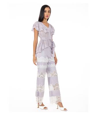Ruffled Top with Cinched Waist 2