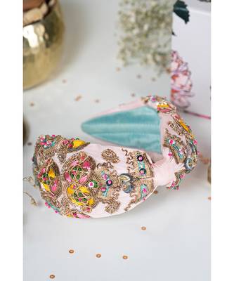 Joey & Pooh X Payal Singhal Yara Blush Headband 1