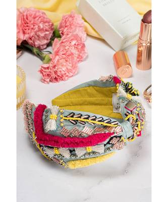 Joey & Pooh X Payal Singhal Soraya Blue Headband 1