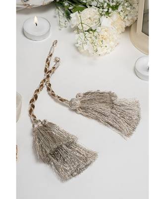 Joey & Pooh X Payal Singhal Metallic Tassels For Headbands 1