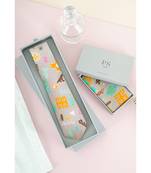 PS Men by Payal Singhal Lavender Orange Bandhani Kilim Print Crepe Tie