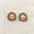 Multicolor pearl earrings