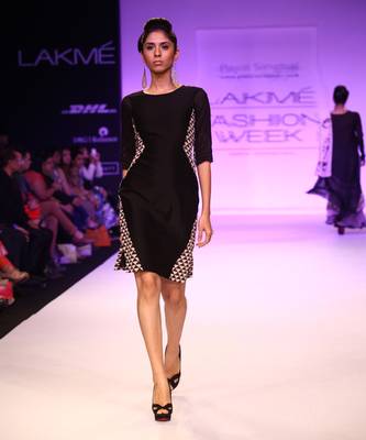 Payal Singhal Razia Black mul Dress 1