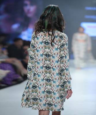 Payal Singhal Arza White Printed Crepe Tunic 2