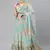Stunning Sky Blue Organza Zari And Sequins Work Floral Wedding Lehenga Choli For Women