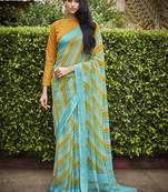 Beautiful Chiffon Laheriya Saree