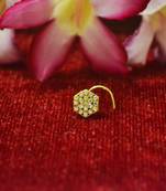 Premium multi diamond designer sizzling nosering or nose pin