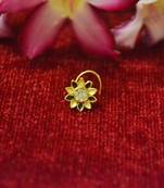 Black premium multi diamond designer sizzling nosering or nose pin