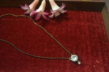 Designer single Stone Diamond Mangalsutra 3