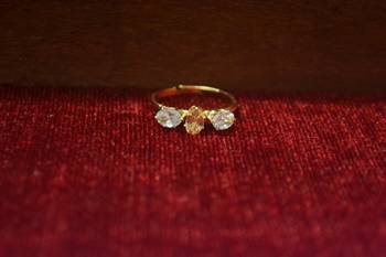 Gold diamond Finger rings 2