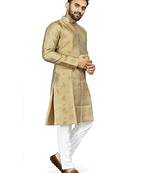 Mens Jacquard Kurta Pajama Style Sherwani Set