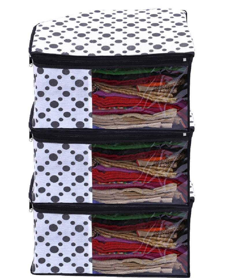 Polka Dot Blouse Cover Set Blouse Cover Clothes Storage Bag Garments Organiser for Wardrobe