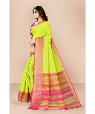 light_green gadwal cotton sarees 2