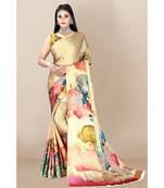 multicolor Japan Satin Sarees