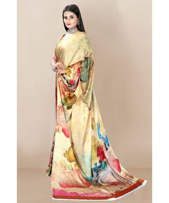 multicolor Japan Satin Sarees 4