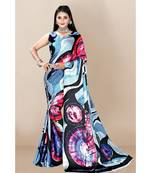 light_navy_blue Japan Satin Sarees