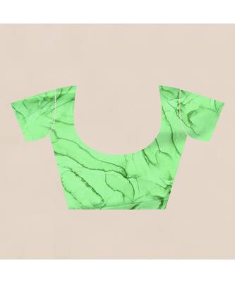 green Japan Satin Sarees 5