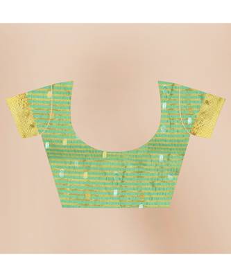 green Banarasi Silk Sarees 4