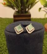 Green earrings