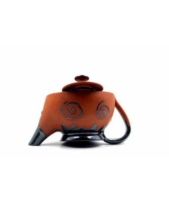 Esvar Stonecraft Handmade Ceramic Cotted Terracotta Coffee Or Tea Cattel with Dynamic Colour 2