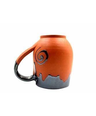 Esvar Stonecraft Handmade Ceramic Cotted Terracotta Coffee Mug With Dynamic Colour 2