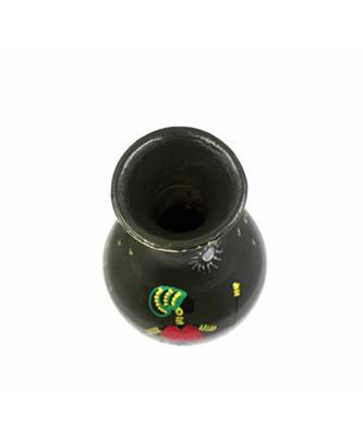 ESVAR STONECRAFT Present A Terracotta Multicoloured Flower Vase With Dynamic Hand Crafted Design 1