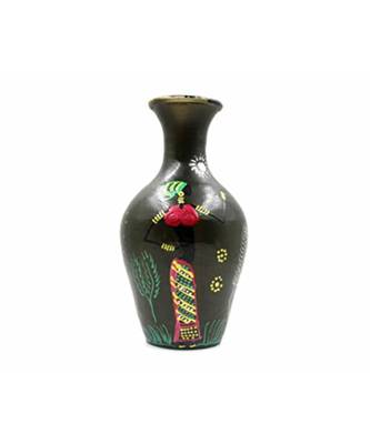 ESVAR STONECRAFT Present A Terracotta Multicoloured Flower Vase With Dynamic Hand Crafted Design 2