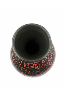 ESVAR STONECRAFT Present A Terracotta Multicoloured Flower Vase with Delightful Hand Crafted Design