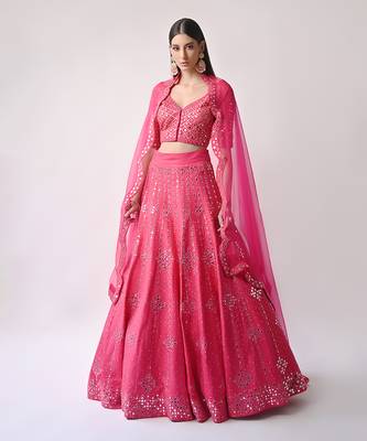 Rani Hand Embroidered Lehenga Set 1