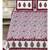 Portezer Bedsheet Port Design Broad Border Indian Tradition  Cotton King Size Luxury Bed Sheet With 2 Pilow Covers