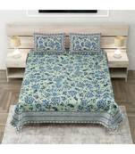 Keriler Bedsheet Keri Print Indian Tradition  Cotton King Size Luxury Bed Sheet With 2 Pilow Covers