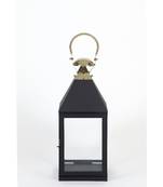 Decorous Candle Lantern Handcrafted Luxury Design with Black Texture Touch Christmas Candle Lantern