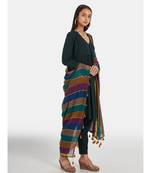 Suta Women's Green Pure Cotton Solid Kurta Set with Dupatta