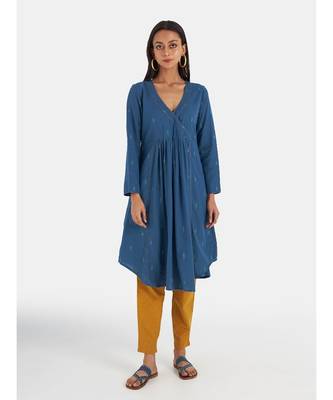 Suta Women's Multi Striped Pure Cotton Kurta Set without Duppata 4