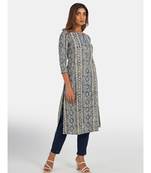 Suta Women's Multi Striped Pure Cotton Kurta Set without Duppata