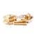 ROLIMOLI Brass kuthuvilakku long Samay Diya set of 1 for pooja Arti Hindu Ritual 6 inch height