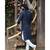 Men's  Embroidery Cotton Chikankari Lucknowi Jaal Kurta Set