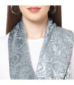 Solid Burnout Velvet Scarf