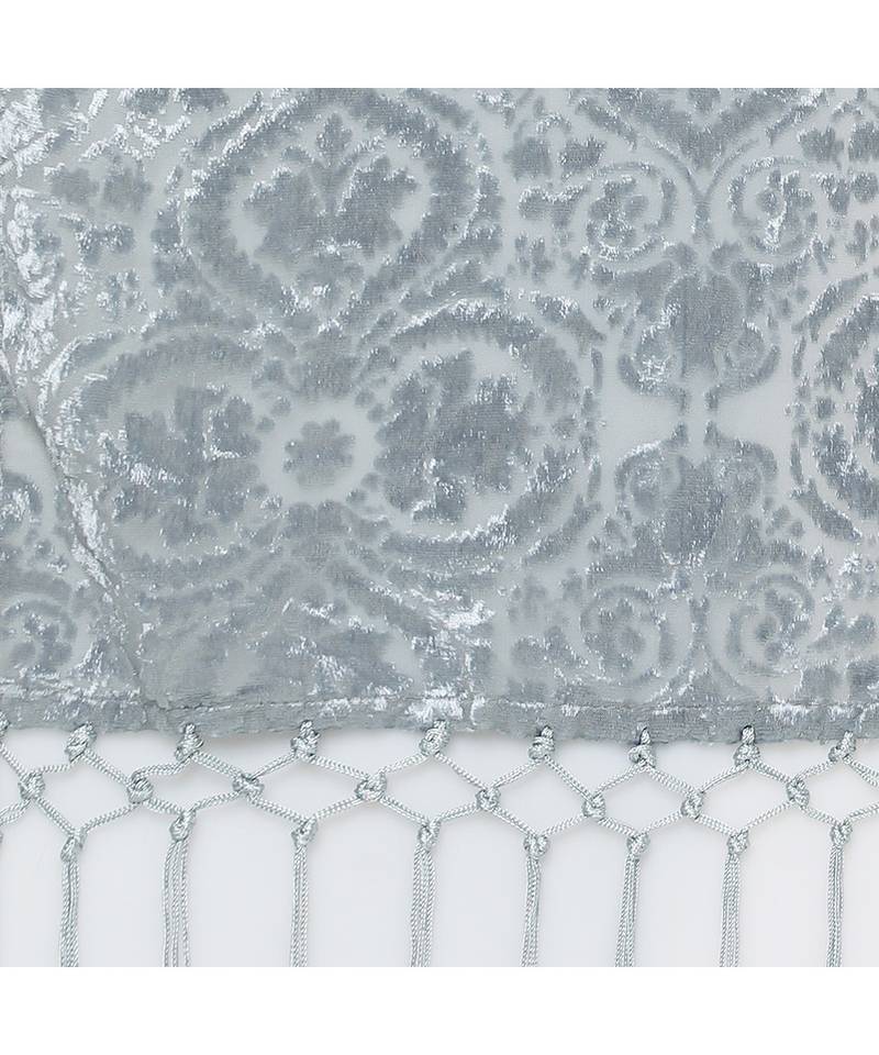 Solid Burnout Velvet Scarf