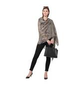 Green Paisley Metallic Scarf