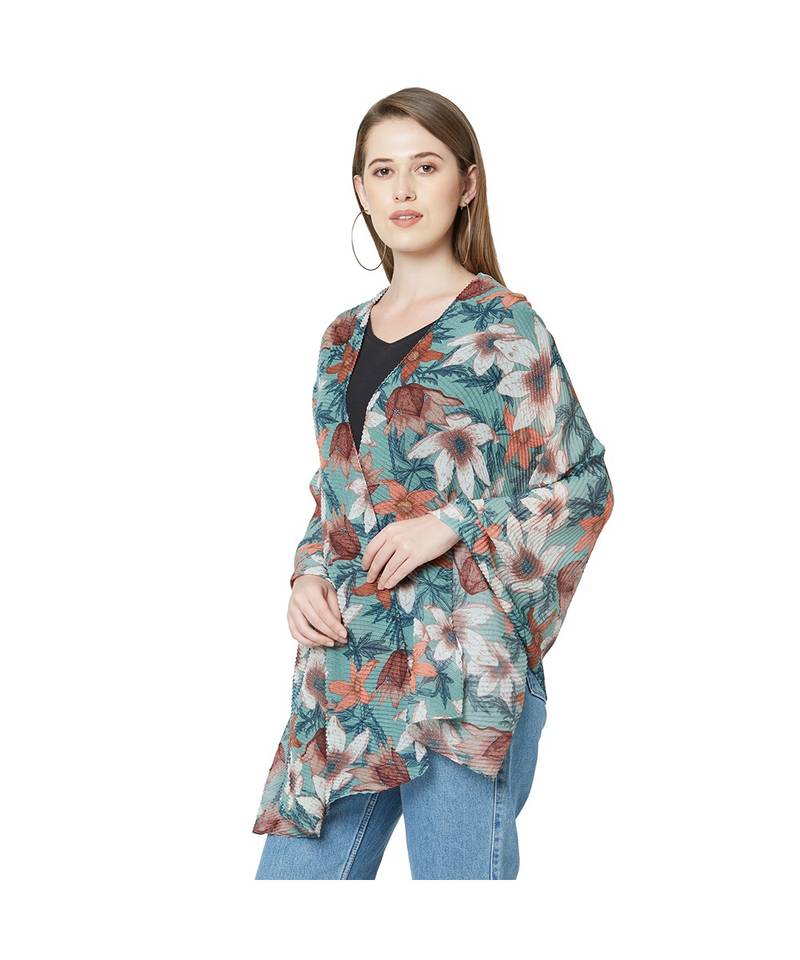 Pleated Scarfs for Women Neck Scarf Head Scarf Gifts for Women 100% Polyster