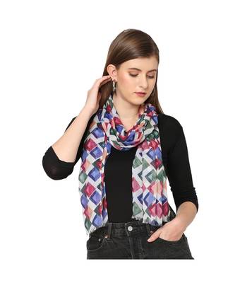 Multicolor Geometrical Printed Scarf 1